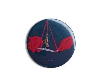 Broches de pole dance y de telas aéreas. Regalo perfecto para acróbatas. Broche de pole dance, broche de telas aéreas
