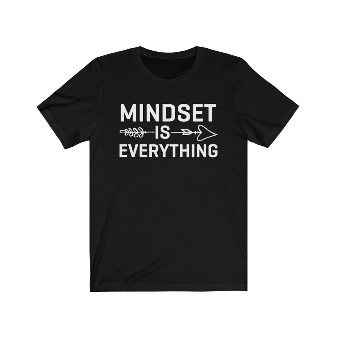 Mindset Is Everything Graphic Shirt Tees Positive Mindset | Etsy