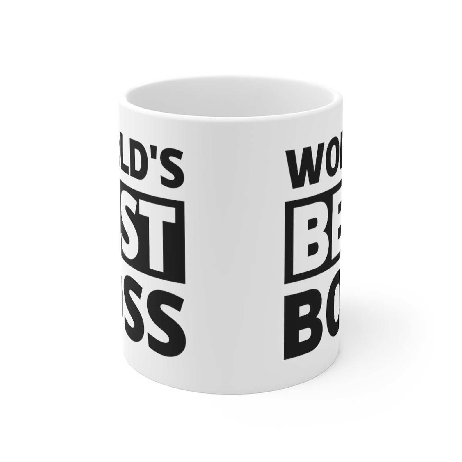 World's Best Boss Mug 11oz Espresso Cups Cute Coffee | Etsy