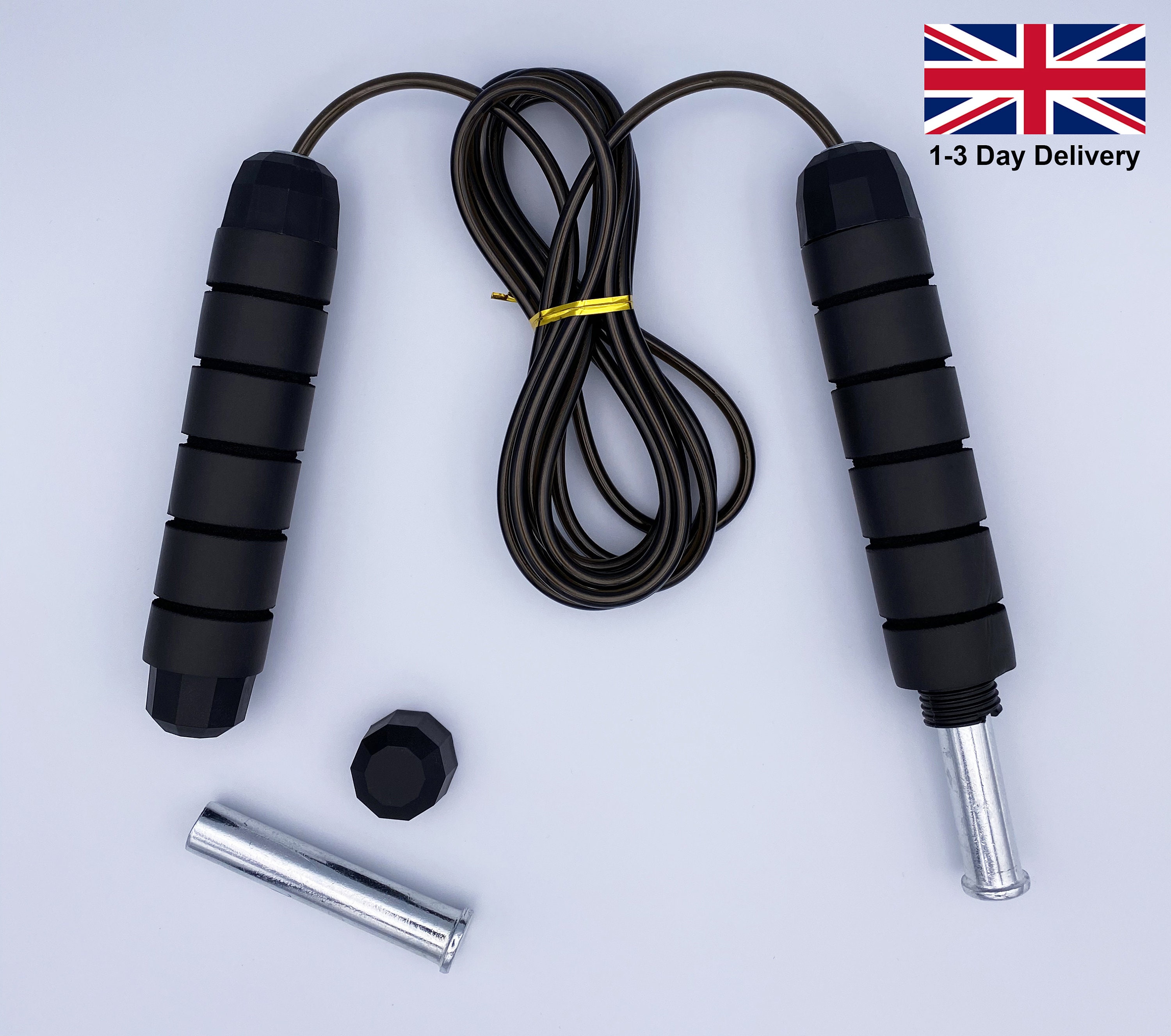 Coated Steel Wire Training Skipping Rope optional Weighted | Etsy