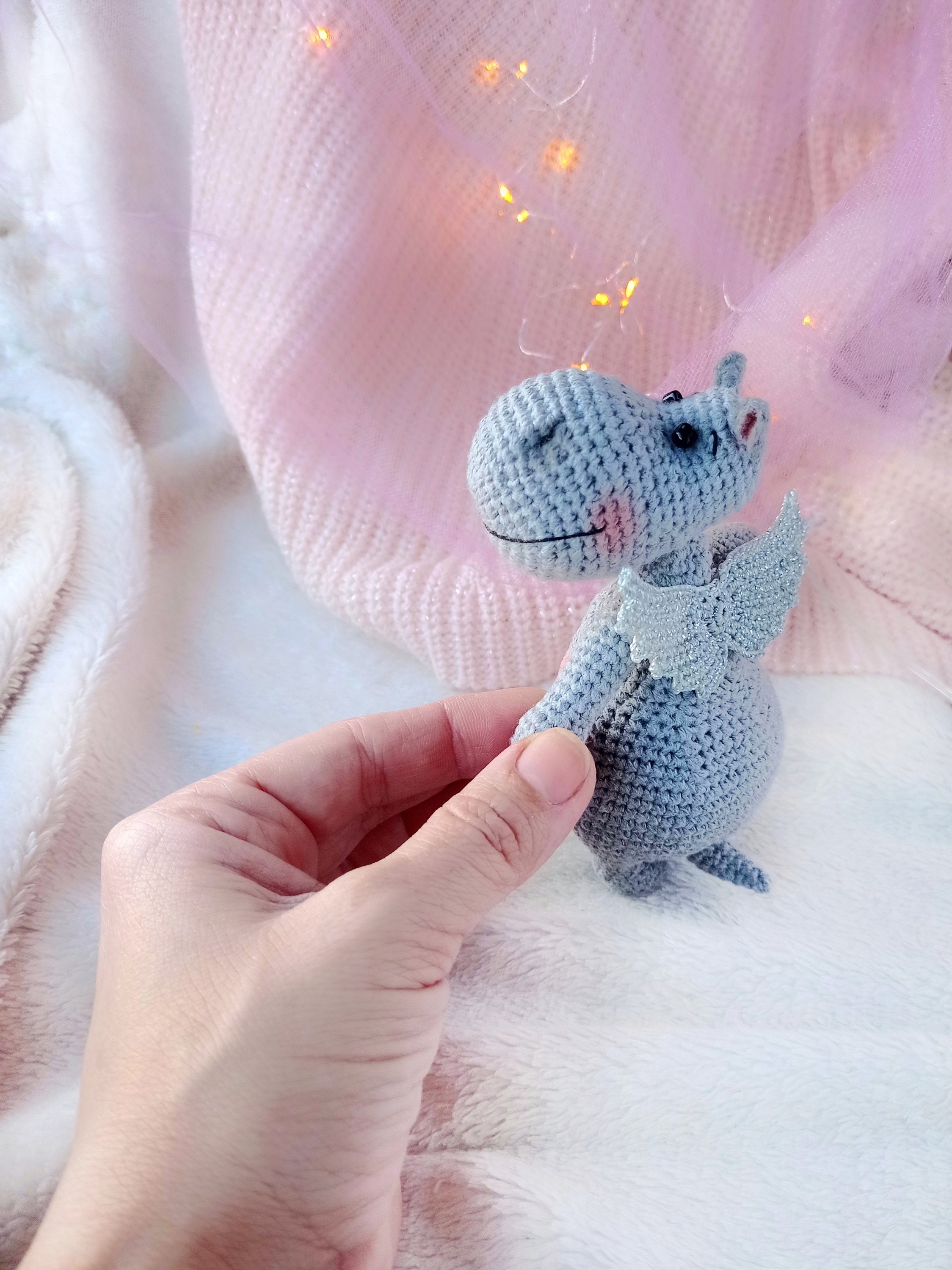 PATTERN Hippo Crochet Hippopotamus Pdf Amigurumi Miniature Toys Etsy