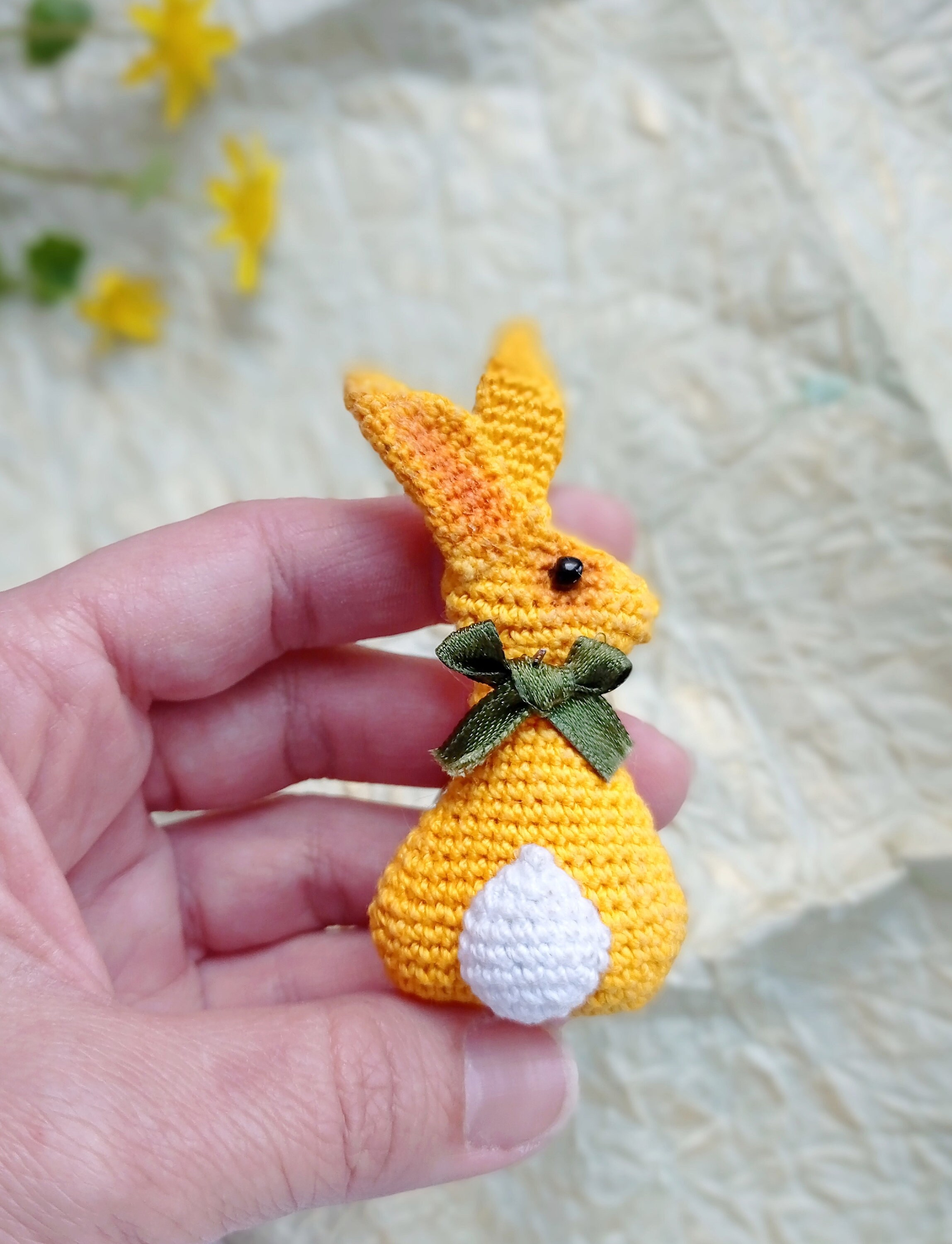 PATTERN Bunny Keychain Crochet PDF Amigurumi Stand With Etsy