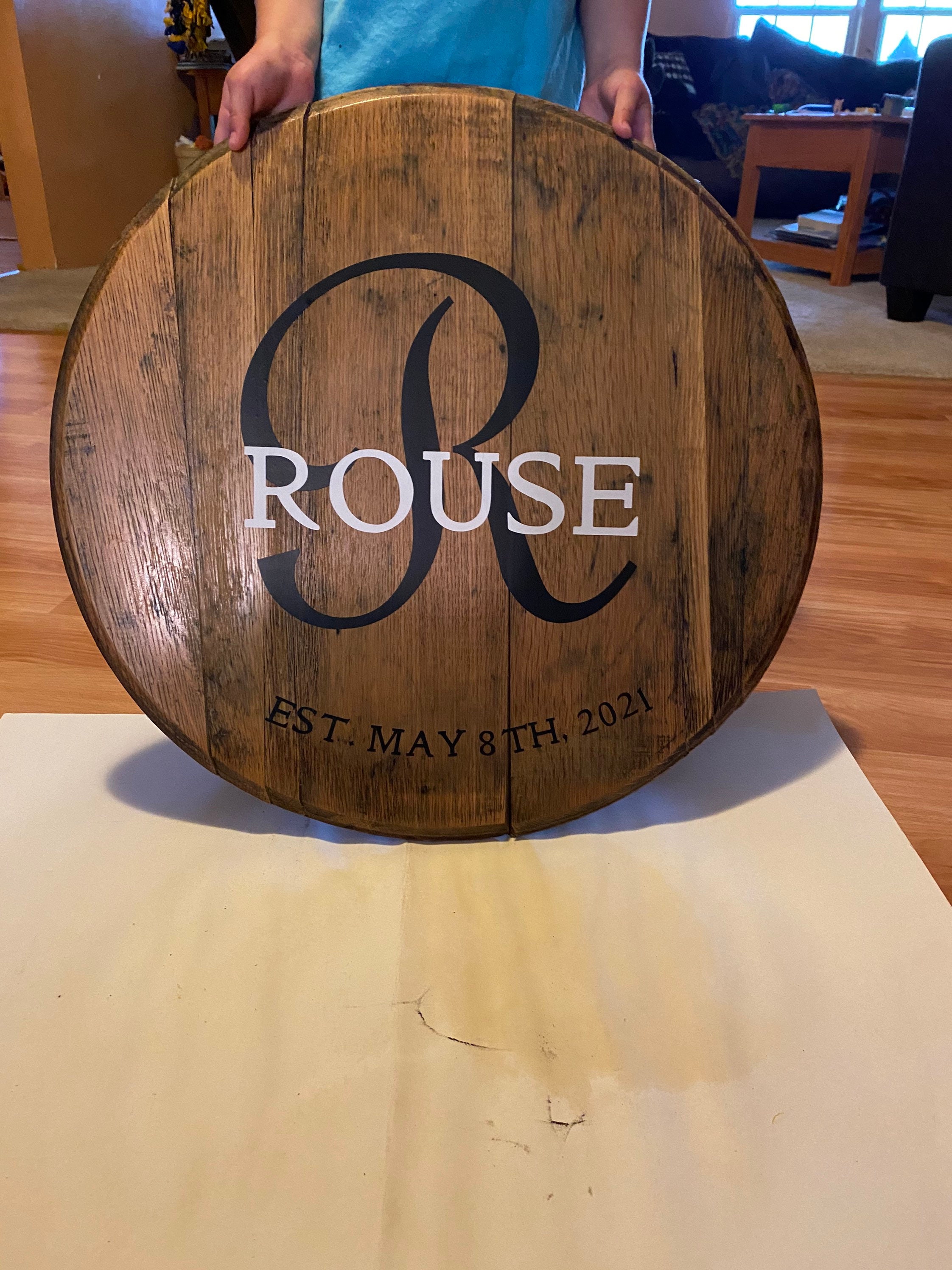 Custom Whiskey Barrel Lids - Etsy