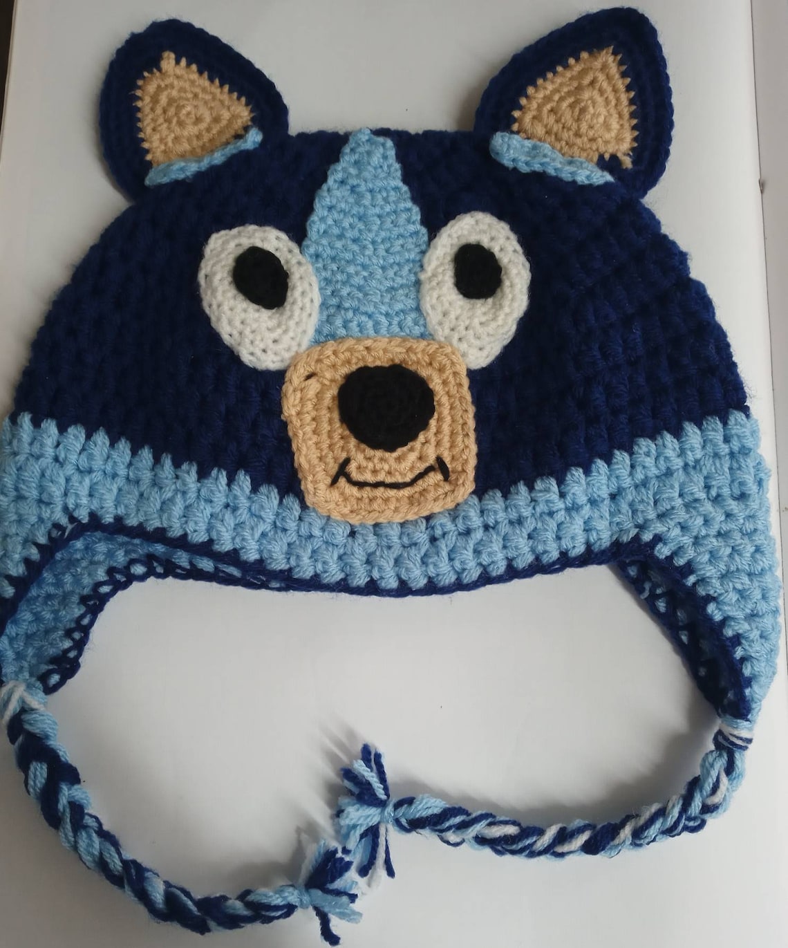 Bluey Inspired Crochet Hat Etsy
