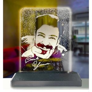 Gifts for Friends, Personalized gifts for dad, Custom Photo Lamp, 3D Photo Night Light, Custom Photo Gift, Gift For Man