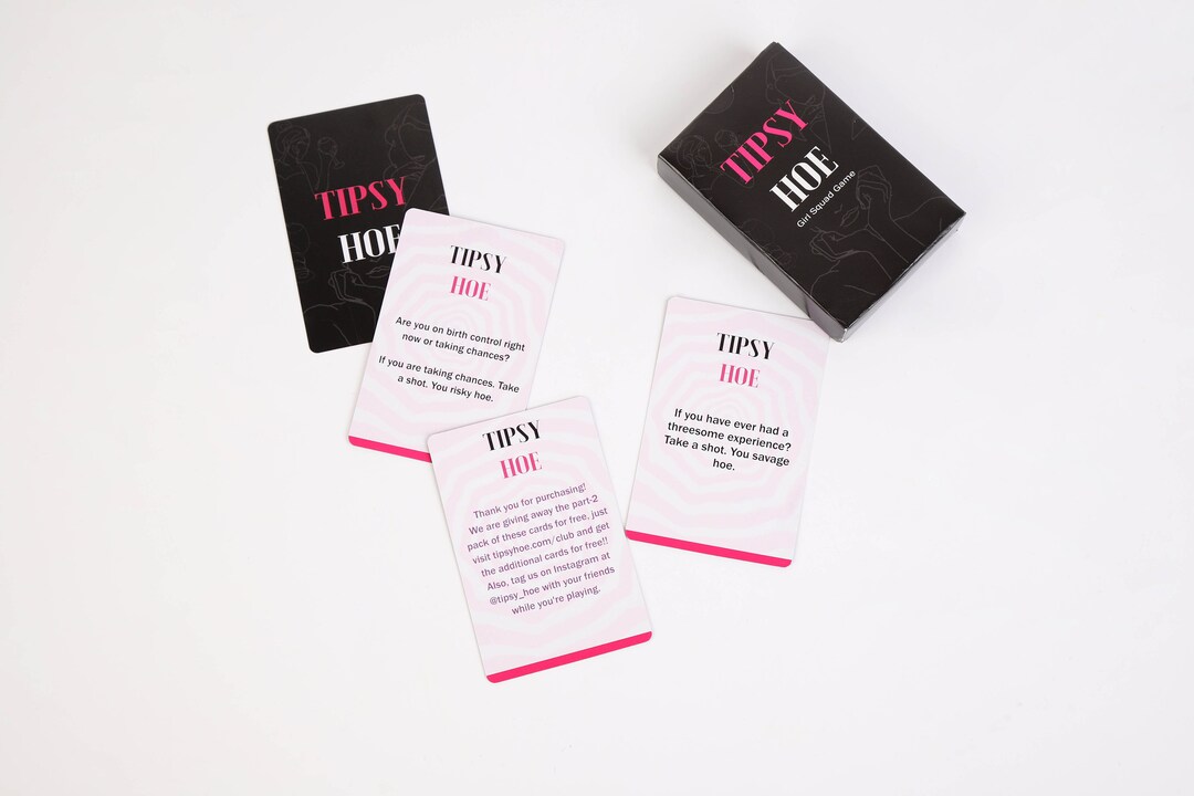 Tipsy Hoe Bachelorette Party Game Girls Night Out Ladies Etsy
