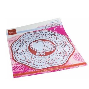 Marianne Design Creatable Anja's Elegante cirkel met hartjes LR0852 Cutting Die