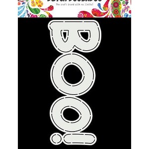 Holandés Doobadoo 470.784.156 - Tarjeta Art Boo! Plantilla