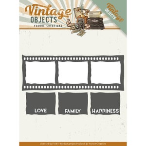Découpe Yvonne Creations - Objets Vintage - Bande de film YCD10133