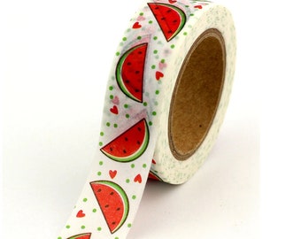 Washi Tape Wassermelone 15mm x10 Meter