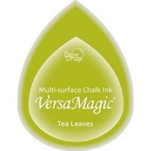 Tsukineko VersaMagic Dew Drop Chalk Ink - Sfumature verdi