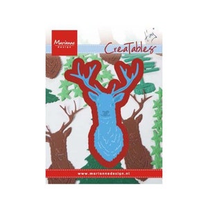Fustella Marianne Design - Testa di cervo di Tiny LR0489