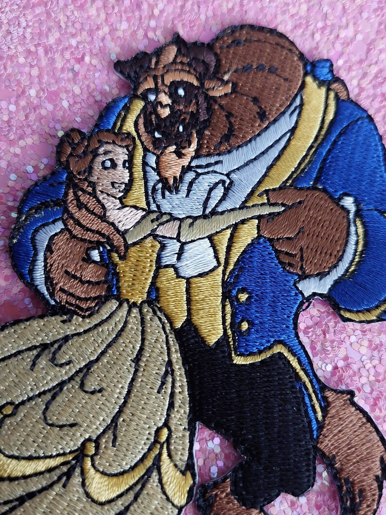 Iron on Patch - Beauty and the Beast Disney Inspired - Etsy