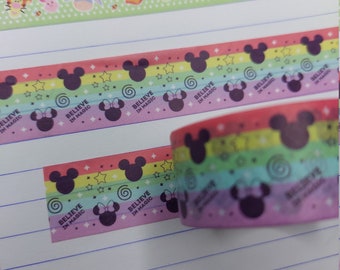 Washi tape Disney inspired Believe in Magic