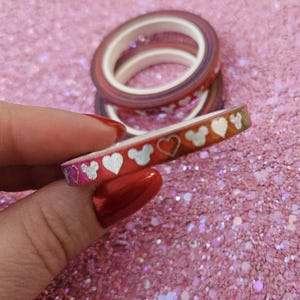 Mini Washi Tape 5mm x 10 Meter Disney inspiriert Mickey
