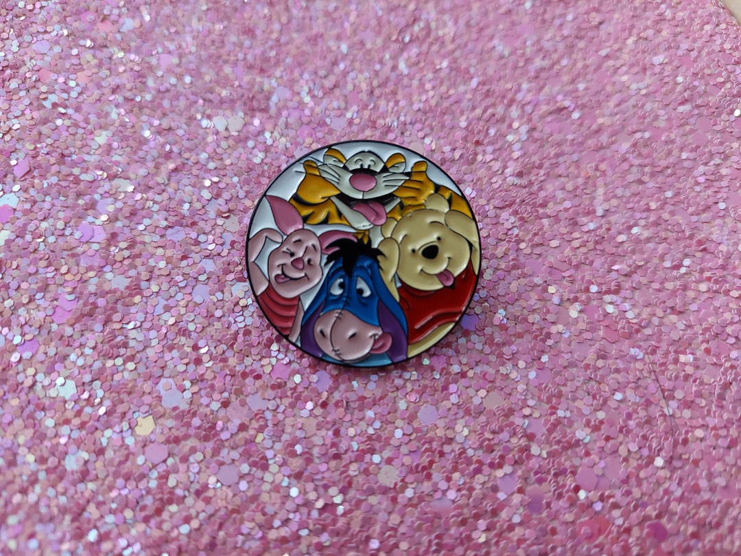 Enamel Pin Winnie the Pooh and Friends - Disney Inspired - Etsy