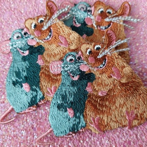 Ratatouille Disney inspired Iron On Patch - Remy and Emile