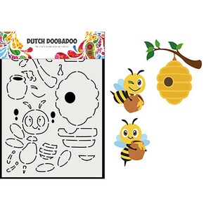 Dutch Doobadoo 470.784.115 - Card Art Built up Bee