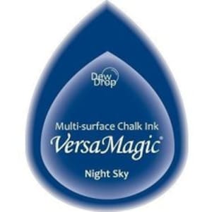 Tsukineko VersaMagic Dew Drop Chalk Ink - Sfumature blu