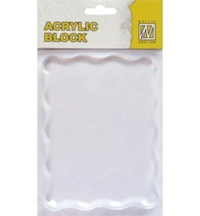 Acrylic Stamp Block, Stamping Block for Clear Rubber Stamps Grid and Grips  Stamping Tools 10CM / 7.5 CM / 5CM 