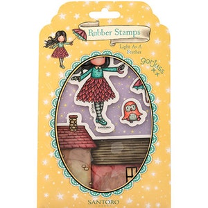 Gorjuss Santoro GOR-ES-STAMP522 - Light As A Feather ゴージャス エッセンシャルズ no.522