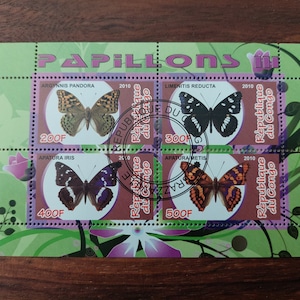 Stamp sheet with flowers stamps - Limited edition stamp collection