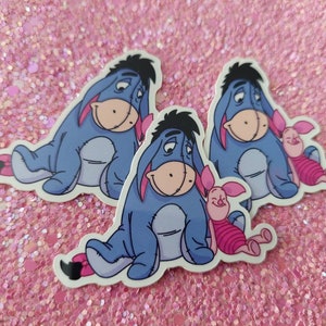 Eeyore and piglet sticker Disney inspired