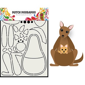 Dutch Doobadoo 470.713.841 - Card Art Built up Kangaroo