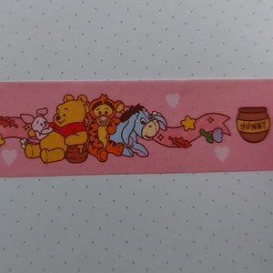 Washi tape Winnie l’ourson - Eeyore - Tigrou - Porcelet - 10 mètres x 20mm inspiré Disney
