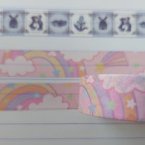 Washi Tape Arcobaleno e Nuvole