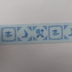 Holland Tegeltjes Washi Tape 15mm x 10 metri