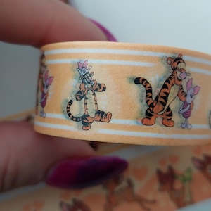 Washi tape Disney Inspirado Tigger 25mm x 10 metros