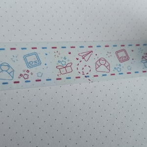Washi Tape Livraison de colis heureux, courrier escargot, courrier heureux