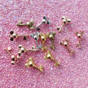 Minnie Mouse Disney Ears Charms Key 19X12mm