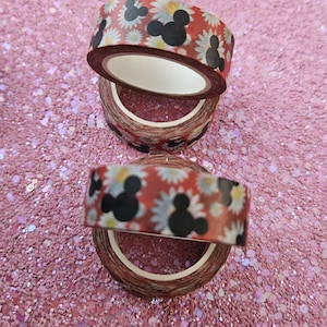 Ruban Washi inspiré des fleurs Disney Believe in Magic