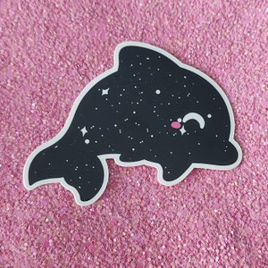 Ozean-Aufkleber – wasserfester Delphin-Vinyl-Aufkleber