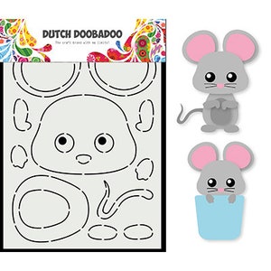 Dutch Doobadoo 470.784.102 - Card Art Built up Mouse