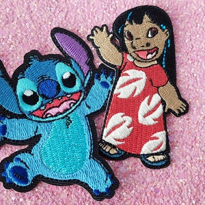 Lilo and Stitch Iron on Patch Patches Disney Inspired 