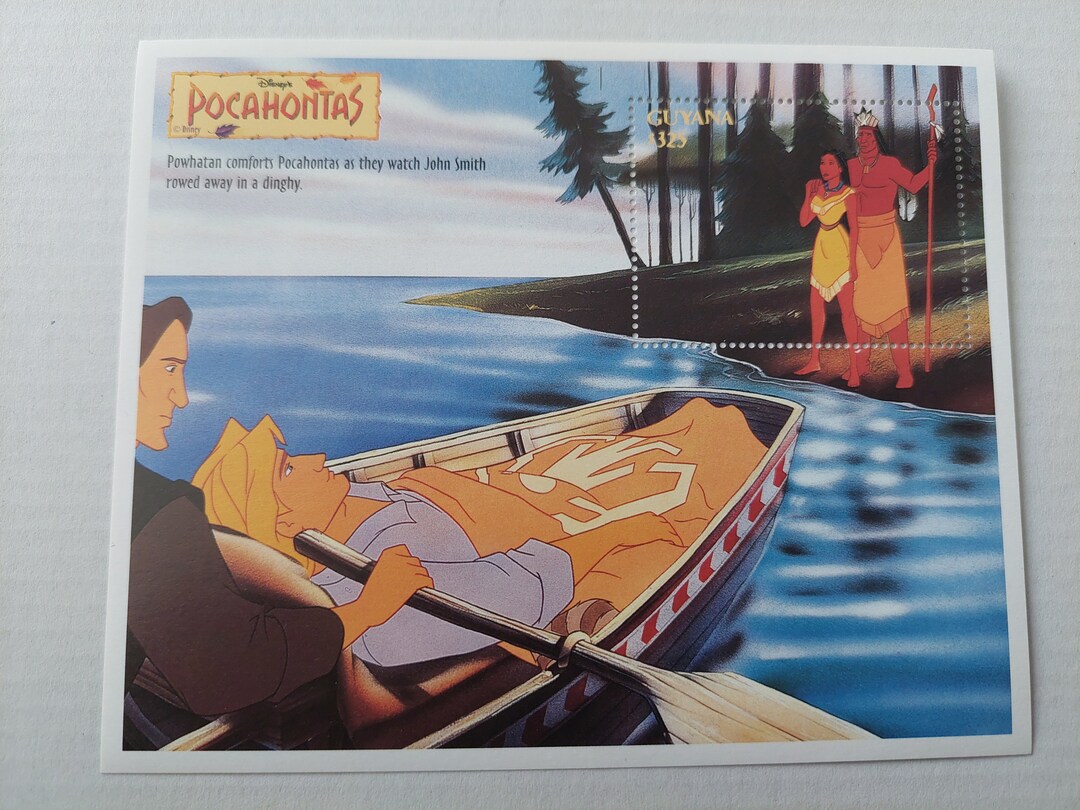 ディズニー ポカホンタス 切手シート - 限定版ディズニー切手 - Etsy 日本