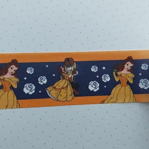 Washi tape Beauty and the Beast - 10 meters x 20mm - Disney inspired