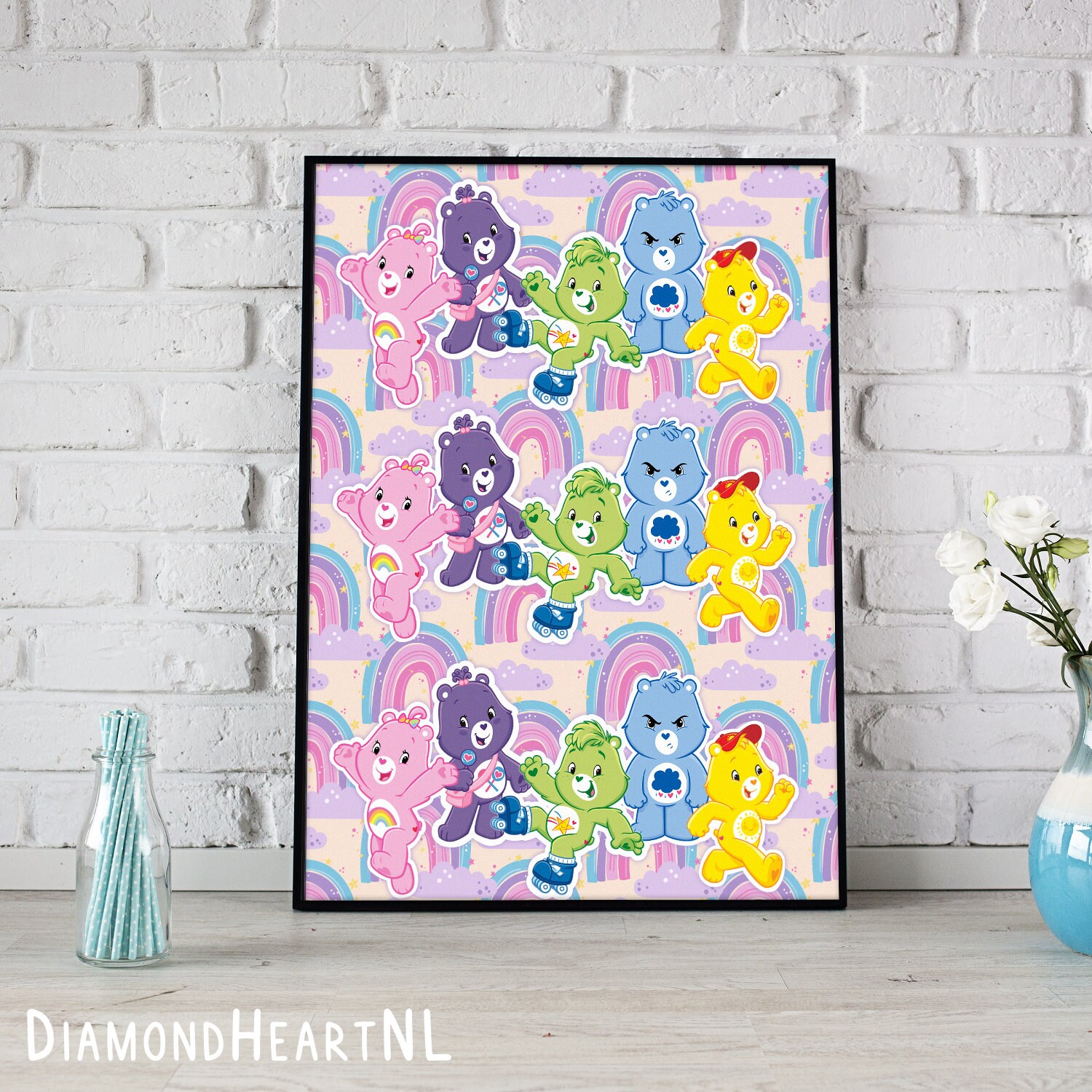 Care Bears ケアベア　ウォールハンガー×写真×鏡　壁掛け il_fullxfull.4476598995_rqxa.jpg