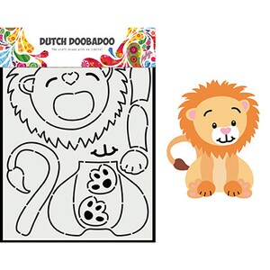 Dutch Doobadoo 470.713.881 - Card Art Leone costruito - modello