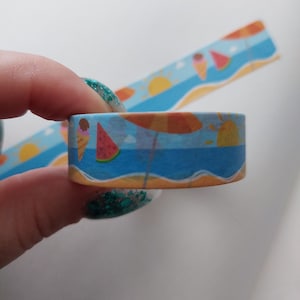 Washi tape stile estivo 15mm 10 metri