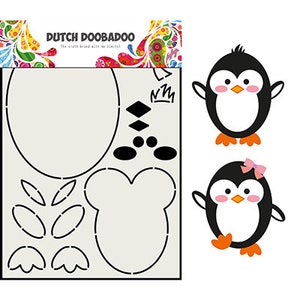 Dutch Doobadoo 470.713.842 - Modello di pinguino costruito per l'arte delle carte
