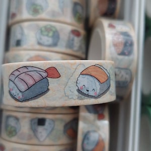 Sushi washi tape