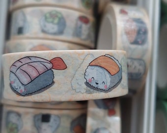 Sushi washi tape