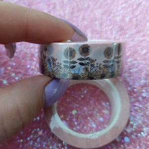 Washi tape tournesols 15mm x 10 mètres