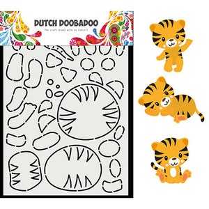 Olandese Doobadoo 470.784.063 - Card Art Built up Tiger