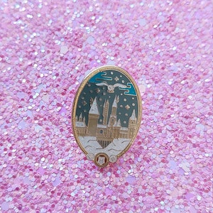 Glitter Enamel pin Harry Inspired