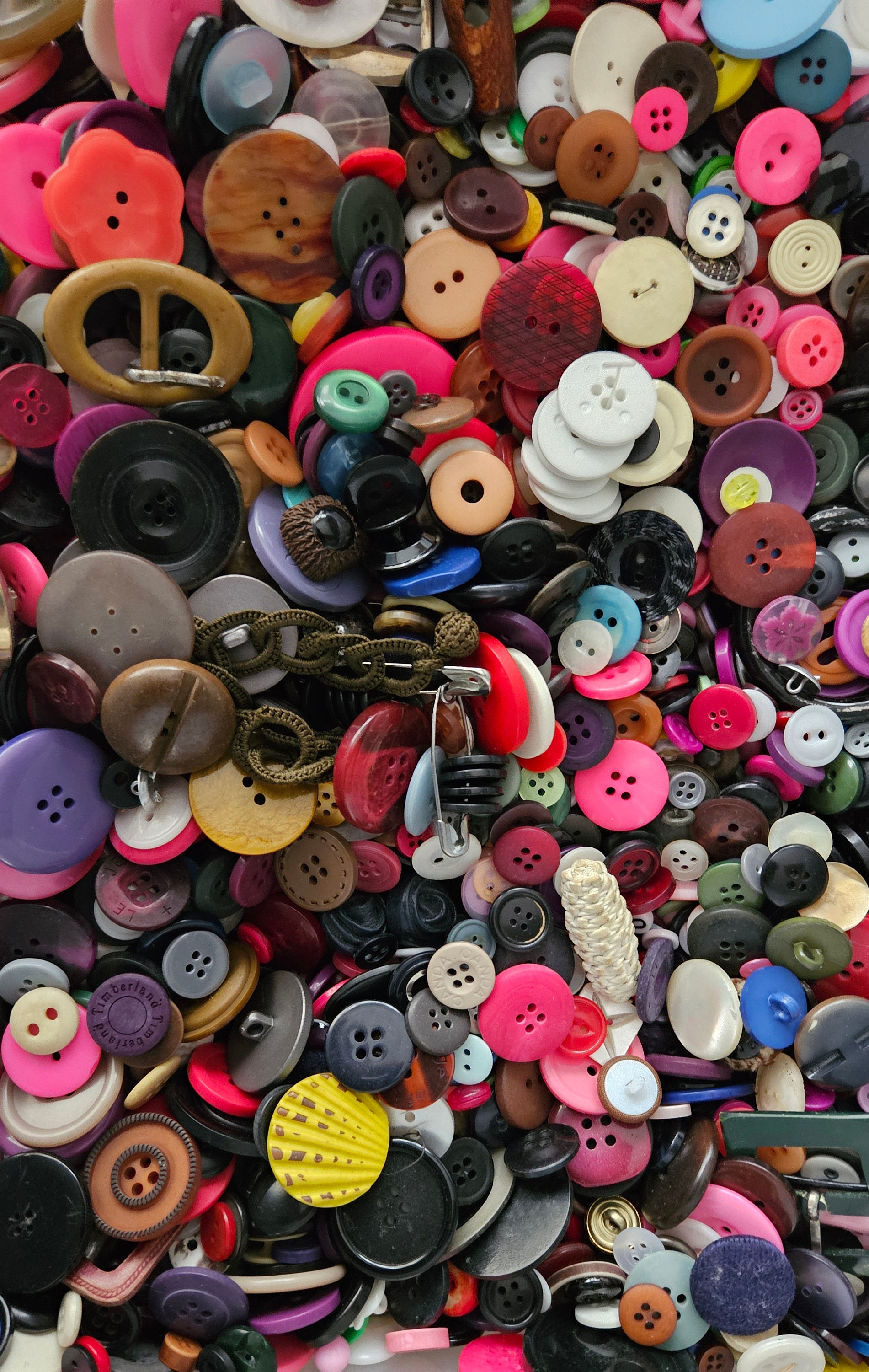 40 Gram Mixed (vintage) Buttons ~ Assorted Mixed Buttons ~ Arts Crafts ...